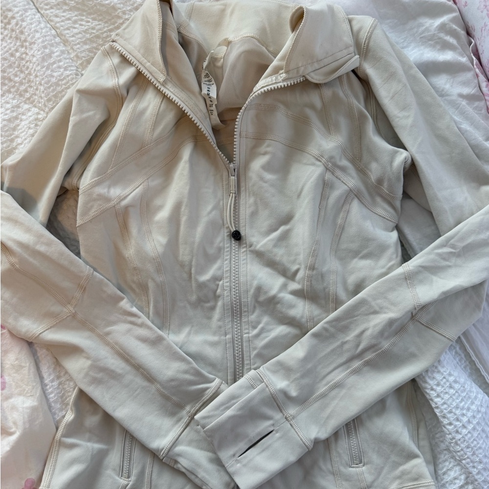 Cream Lululemon Define Jacket - Picture 3 of 8